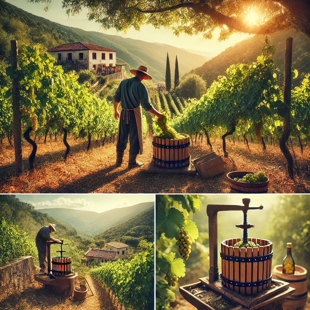 Locals growing and making their own wine